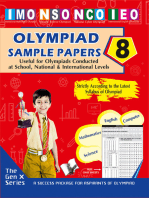 Olympiad Sample Paper 8: Useful for Olympiad conducted at School, National & International levels