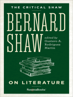 Bernard Shaw on Literature