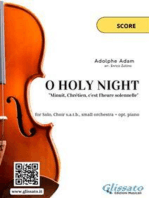 O Holy Night - Solo, Choir SATB, small Orchestra and Piano (Score): Cantique de Noël