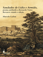 Saudades de Lídia e Armido, poema atribuído a Bernardo Vieira Ravasco: estudo e edição