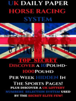 UK Daily Paper Horse Racing System