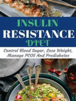 Insulin Resistance Cookbook: Control Blood Sugar, Lose Weight, Manage PCOS And Prediabetes