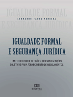 Igualdade Formal e Segurança Jurídica: um estudo sobre Decisões Judiciais em Ações Coletivas para Fornecimento de Medicamentos