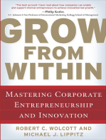 Grow From Within (PB): Mastering Corporate Entrepreneurship and Innovation