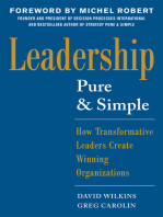 Leadership Pure and Simple: How Transformative Leaders Create Winning Organizations