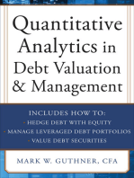 Quantitative Analytics in Debt Valuation & Management