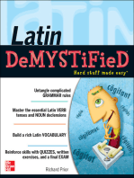 Latin Demystified: A Self Teaching Guide