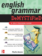 English Grammar Demystified: A Self Teaching Guide