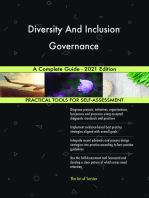 Diversity And Inclusion Governance A Complete Guide - 2021 Edition