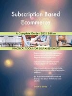 Subscription Based Ecommerce A Complete Guide - 2021 Edition