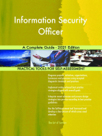 Information Security Officer A Complete Guide - 2021 Edition