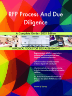 RFP Process And Due Diligence A Complete Guide - 2021 Edition