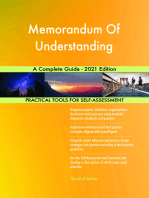 Memorandum Of Understanding A Complete Guide - 2021 Edition