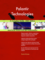 Palantir Technologies A Complete Guide - 2021 Edition