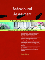 Behavioural Assessment A Complete Guide - 2021 Edition