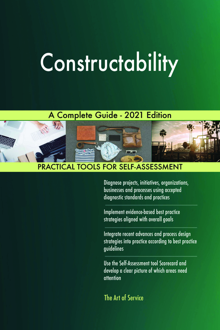 Constructability A Complete Guide - 2021 Edition by Gerardus Blokdyk ...