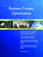 Business Process Optimization A Complete Guide - 2021 Edition