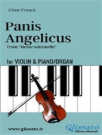 Violino and Piano or Organ - Panis Angelicus: from "Messe solennelle"