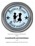 Lovely Lines Line Dance Booklet: Einige Grundbegriffe und Schrittfolgen