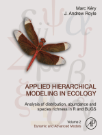 Applied Hierarchical Modeling in Ecology: Analysis of Distribution, Abundance and Species Richness in R and BUGS: Volume 2: Dynamic and Advanced Models