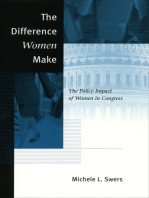 The Difference Women Make: The Policy Impact of Women in Congress