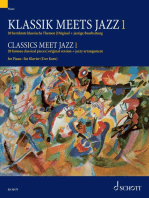 Classics meet Jazz 1: 20 famous classical pieces, original version + jazzy arrangement for piano