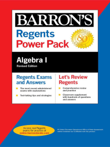 Read Regents Algebra I Power Pack Revised Edition Online By Gary M Rubinstein Books