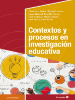 Contextos y procesos en investigación educativa