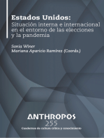 Estados Unidos: Situación interna e internacional en el entorno de las elecciones y la pandemia: Revista Anthropos 255