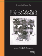 Epistemología y Psicoanálisis Vol. II: Análisis del psicoanálisis