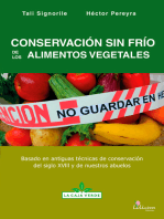 Conservación sin frío de los alimentos vegetales