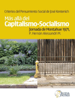 Criterios del pensamiento social de José Kentenich. Más allá del capitalismo-socialismo: Jornada de Montahue 1971