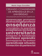Creando comunidades de aprendizaje en la Universidad: Una propuesta de formación experiencial