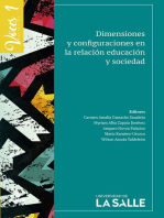 Dimensiones y configuraciones en la relación educación y sociedad