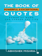 THE BOOK OF POWERFUL & EXCEPTIONAL QUOTES