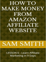 How to Make Money from Amazon Affiliate Website: Lesson 6 : What is Affiliate Marketing