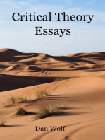 Critical Theory Essays
