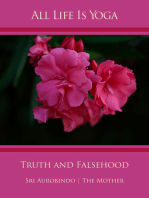 All Life Is Yoga: Truth and Falsehood