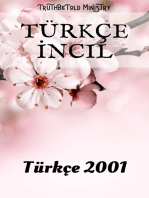 Türkçe İncil: Türkçe 2001