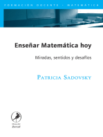 Enseñar Matemática hoy: Miradas, sentidos y desafíos