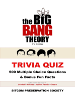 The Big Bang Theory TV Show Trivia Quiz: 500 Multiple Choice Questions & Bonus Fun Facts