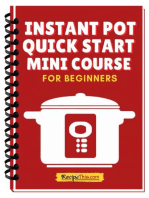 Instant Pot Quick Start Mini Course