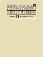 México moderno II, febrero-noviembre de 1921