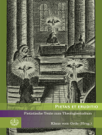 Pietas et eruditio: Pietistische Texte zum Theologiestudium