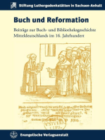 Buch und Reformation: Beiträge zur Buch- und Bibliotheksgeschichte Mitteldeutschlands im 16. Jahrhundert