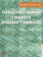 Psicología de la enseñanza y desarrollo de personas y comunidades