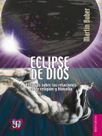 Eclipse de Dios: Estudios sobre las relaciones entre religión y filosofía