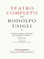 Teatro completo, V: Escritos sobre la historia del teatro en México