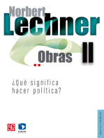 Obras II. ¿Qué significa hacer política?