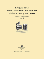 Lengua oral: destino individual y social de las niñas y los niños